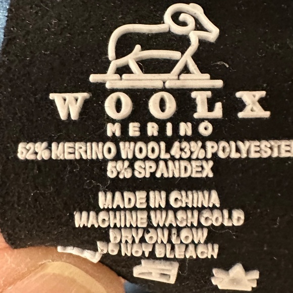 Woolx Chloe 1/4 Zip Pullover Wool Blend Top with Pockets Sz. Small - Picture 5 of 5